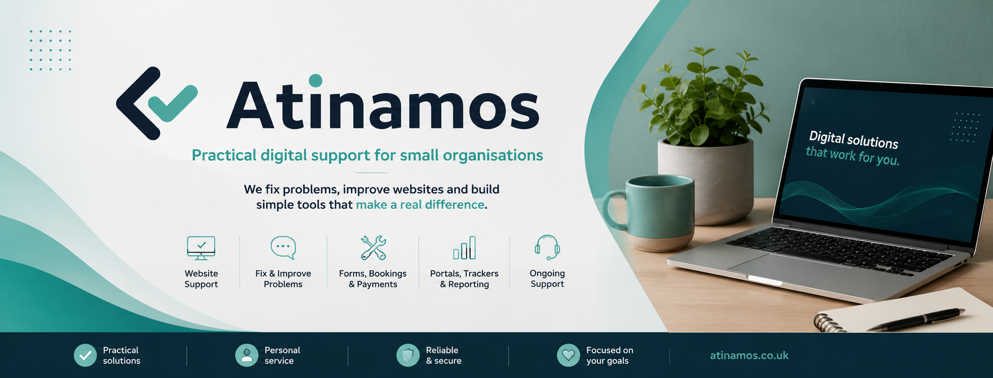 Atinamos practical digital support services
