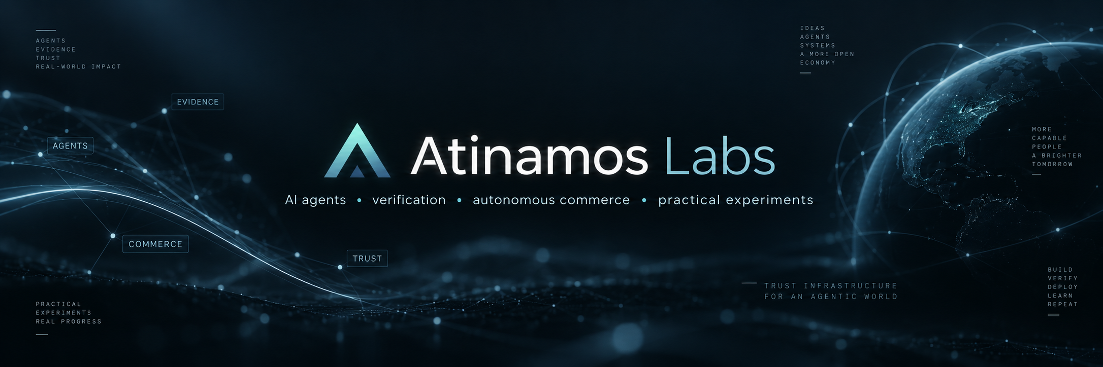 Atinamos Labs — AI agents, verification, autonomous commerce and practical experiments